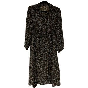 Vintage Black Sheer Dress